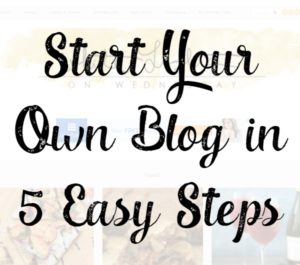 Start your own blog