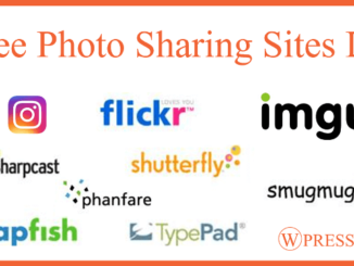 Free photo sharing sites list