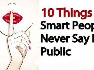 Things people never say in public